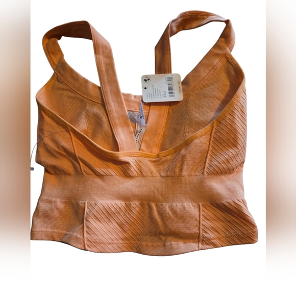 FP Movement Stellar Scoop Neck Crop Top Winter Melon Zest Sz S/XS - Picture 5 of 6